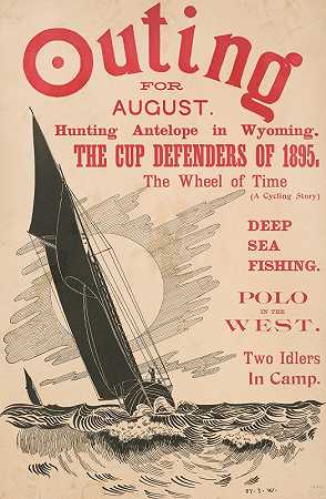 八月出游`Outing for August (1895) by Henry Summer Watson
