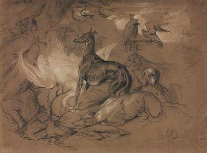 动物研究`Studies of Animals (1873) by Sir Edwin Henry Landseer