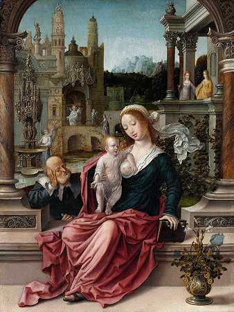 神圣的家庭`The Holy Family (1507–1508) by Jan Gossaert