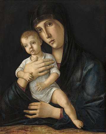 圣母子`Madonna and Child (c. 1480~1485) by Giovanni Bellini