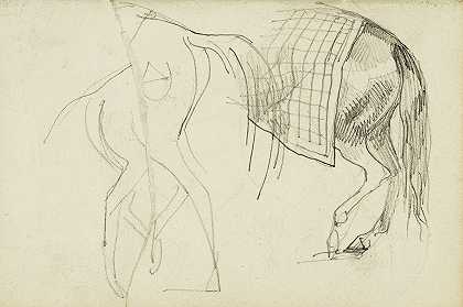 马学`Horse Studies (1812 ~ 1814) by Théodore Géricault