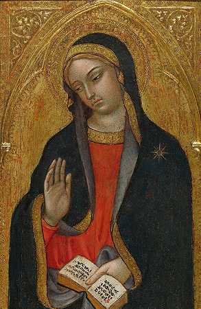 圣母报`The Virgin Annunciate by Taddeo di Bartolo