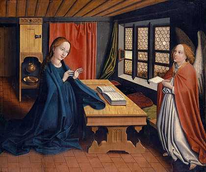 通告`Annunciation (1450~60) by Jost Haller
