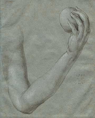 夏娃的手臂`Arm of Eve (1507) by Albrecht Dürer