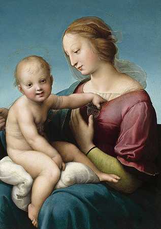 尼科里尼·考珀·麦当娜`The Niccolini~Cowper Madonna (1508) by Raphael