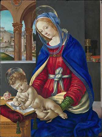 圣母子`Madonna and Child (ca. 1483–84) by Filippino Lippi