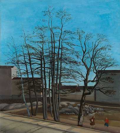 春天`Spring (1933) by Sulho Sipilä