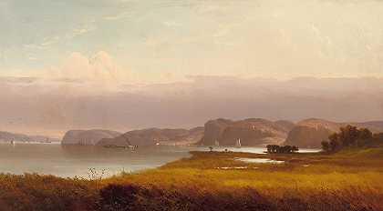 秋天，哈德逊河`Autumn, Hudson River (1871) by John Williamson
