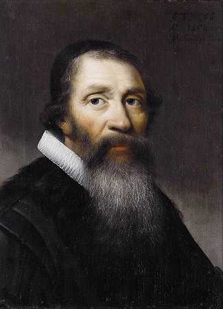 老雅各布斯·特里格兰（1583-1654）荷兰改革宗神学家`Jacobus Trigland The Elder (1583~1654) Dutch Reformed Theologian (1650) by Anthonie Palamedesz.