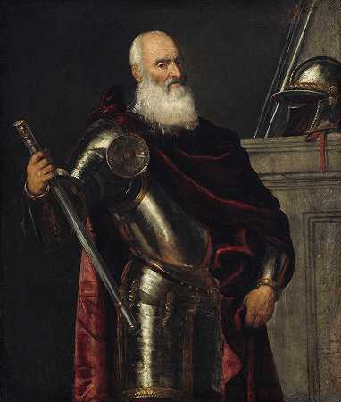文森佐·卡佩罗`Vincenzo Cappello (c. 1550~1560) by Titian