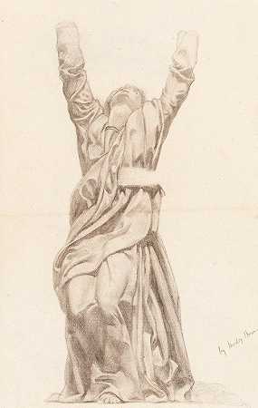 女子昏迷（recto）`The Virgin Swooning (recto) (1844) by Ford Madox Brown