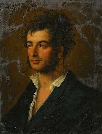 自画像`Selbstbildnis (1813) by Karl Russ