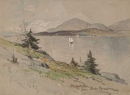 来自秃头豪猪的纽波特山`Newport Mountain from Bald Porcupine by George Henry Smillie