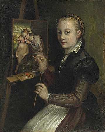 自画像`Self Portrait by Sofonisba Anguissola