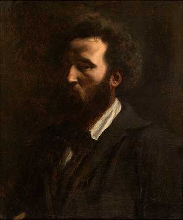 自画像`Autoportrait (1857) by Pierre Puvis de Chavannes