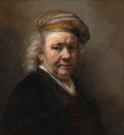 自画像`Self~Portrait (1669) by Rembrandt van Rijn