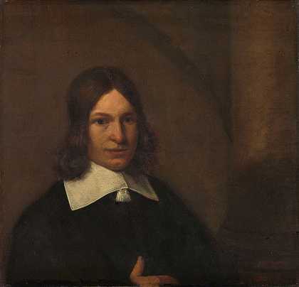 自画像`Self Portrait (1648 ~ 1649) by Pieter De Hooch