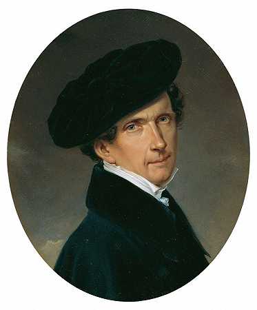 自画像`Selbstporträt (1836) by Josef Lambert Denk