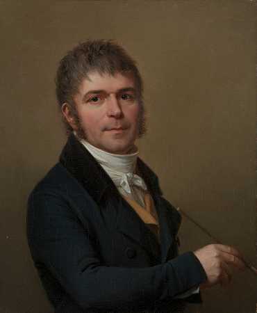自画像`Self~Portrait (c. 1790s) by Lié Louis Périn-Salbreux