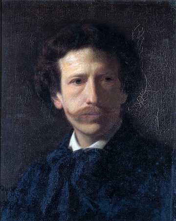 自画像`Self~Portrait (1882) by Oliver Ingraham Lay