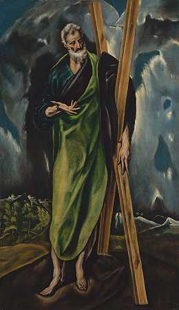 圣安德鲁`Saint Andrew (ca. 1610) by Workshop of El Greco