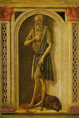 哲罗姆`Saint Jerome (1475 ~ 1491) by Benvenuto di Giovanni