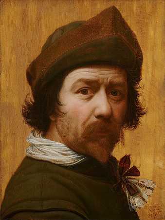 自画像`Self~Portrait (1638) by Huygh Pietersz Voskuyl