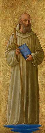 圣罗穆阿尔德`Saint Romuald (c. 1440) by Fra Angelico
