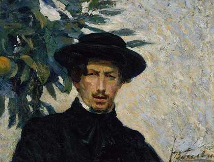 自画像`Self~Portrait (1905) by Umberto Boccioni