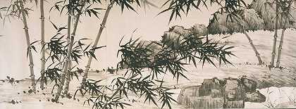 春雨下的竹子`Bamboo under Spring Rain by Xia Chang