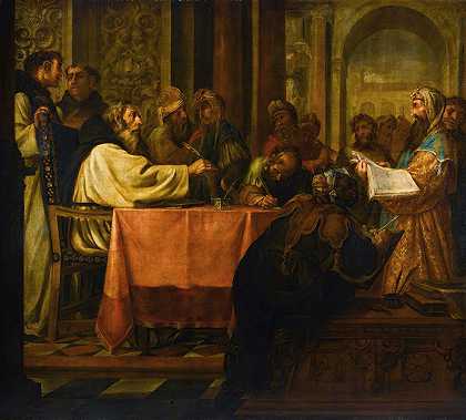 圣杰罗姆之争`The Disputation Of Saint Jerome by Juan de Valdés Leal