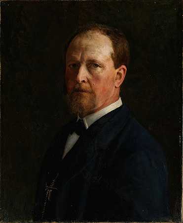 自画像`Self~Portrait (1884) by Peter Nicolai Arbo