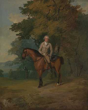 亨利·阿丁顿，后来的西德茅斯第一子爵`Henry Addington, Later 1st Viscount Sidmouth by Francis Wheatley