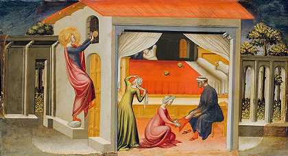 圣尼古拉斯提供嫁妆`Saint Nicholas Providing Dowries (1433–35) by Bicci Di Lorenzo