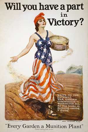 你会参与胜利吗`Will you have a part in victory (1918) by James Montgomery Flagg