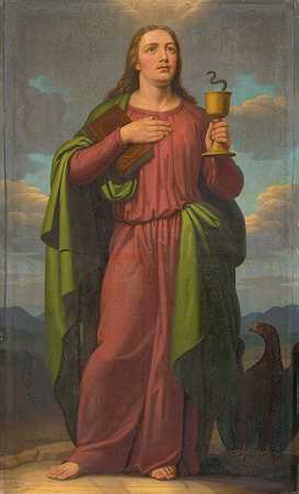 施洗者圣约翰`Saint John the Baptist (1874) by Jozef Božetech Klemens