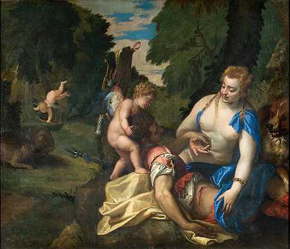 维纳斯哀悼阿多尼斯`Venus Mourning Adonis by Paolo Veronese