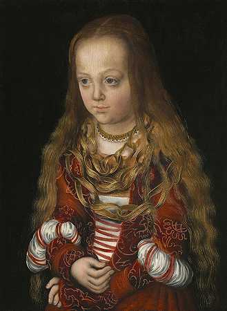 萨克森公主`A Princess of Saxony (c. 1517) by Lucas Cranach the Elder