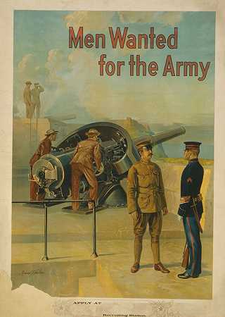 想参军的人`Men wanted for the army (1910.tif.crdownload) by Michael P. Whelan