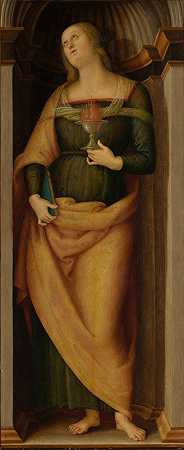 圣露西`Saint Lucy by Pietro Perugino