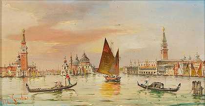 威尼斯，巴西诺圣马可`Venice, in the Bacino San Marco by Marco Grubacs