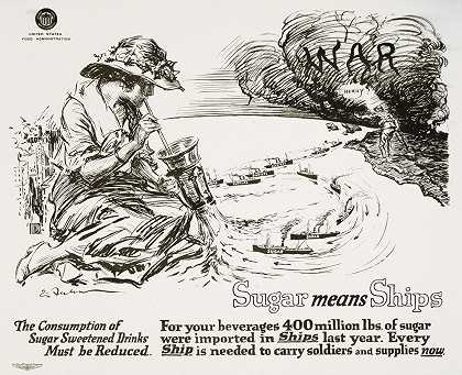 糖意味着船`Sugar means ships (1918) by Ernest Fuhr