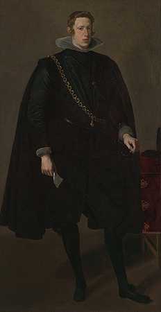 西班牙国王菲利普四世（1605-1665）`Philip IV (1605–1665), King of Spain (1624) by Diego Velázquez