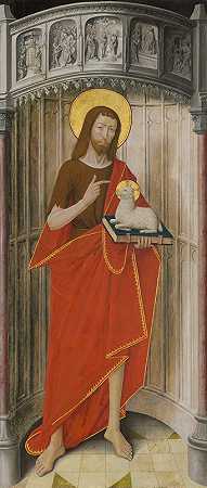 施洗者圣约翰`Saint John the Baptist (1490~1500) by French School