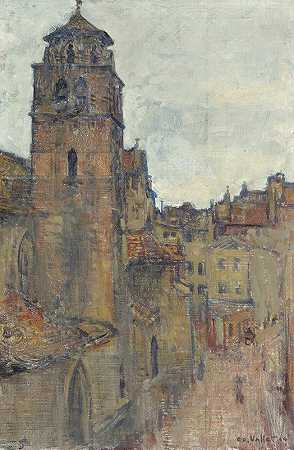 马德兰教堂（日内瓦）`Church Of Madeleine (Geneva) (1904) by Edouard Vallet