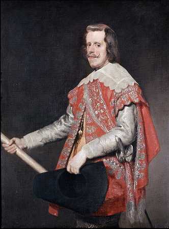 西班牙国王菲利普四世`Philip IV, King of Spain by Diego Velázquez