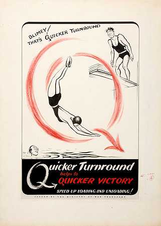 更快的转身有助于更快的胜利。加快装卸速度！6.`Quicker turnround helps to quicker victory. Speed up loading and unloading! 6 (1939~1946)
