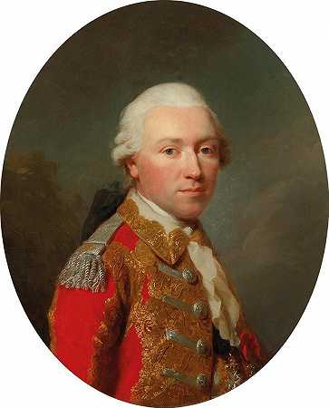 路易·弗朗索瓦肖像，尚布雷侯爵（1737-1807）`Portrait Of Louis François, Marquis De Chambray (1737–1807) (1776) by Johann Friedrich August Tischbein