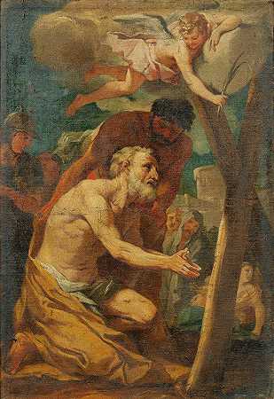 圣安德鲁的殉难`The Martyrdom Of Saint Andrew by Guillaume Courtois