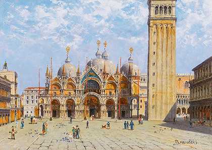 圣马可大教堂`Basilica Di San Marco by Antonietta Brandeis